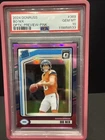 2024 Donruss Bo Nix Optic Preview Pink PSA 10