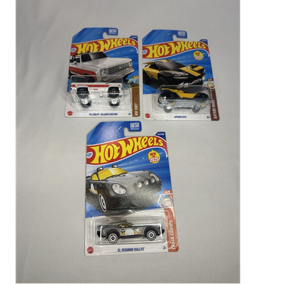 Hot Wheels 3-Pack '75 Chevy Blazer, Amaru GTC, El Segundo Rallye 1:64
