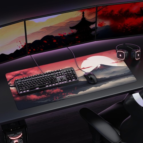 TITANWOLF Tappetino per Mouse XXL 900 x 400 Office Mousepad Controllo preciso - Photo 20/24