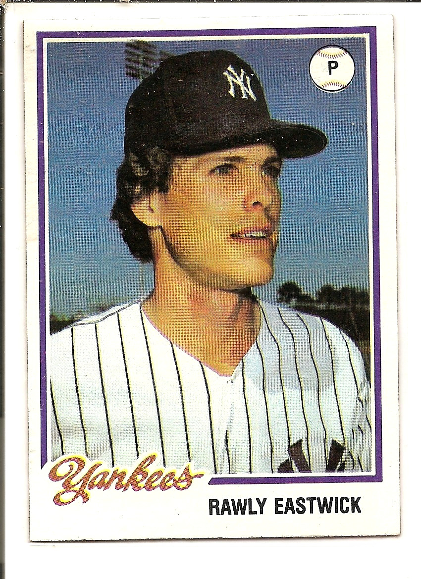 Rawly Eastwick 1978 Topps Burger King New York Yankees #11 NM/MT st "waves"