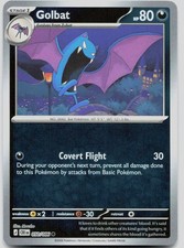 Golbat 050/086 Common Chaos Rising Pokemon Reverse Holo Near Mint