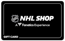 $100 NHL Shop Fanatic Experience e-gift card