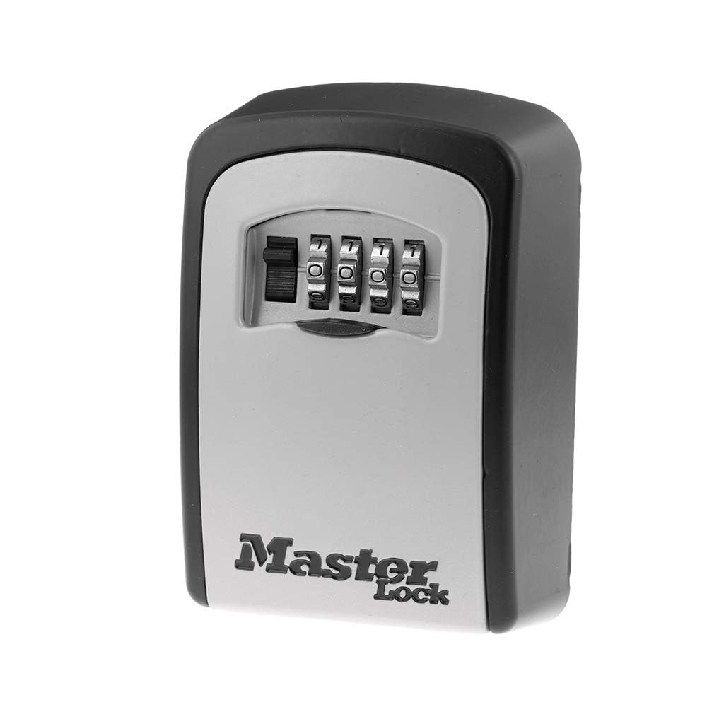 Master Lock Wall Mount Key Lock Box, Outdoor Wall Mounted Lock Box for House Key