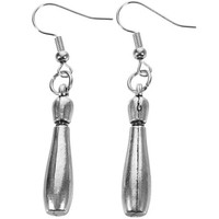 1 Paar Bowling-Ohrringe, Sport-Ohrringe, Tropfen-Ohrringe, Sport-Schmuck,