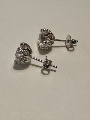 TACORI 925 Sterling Silver Cubic Zirconia Stud Earrings