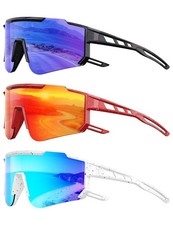 Kids Polarized Baseball Sunglasses for Boys Girls - Youth Softball Cycling Sp...