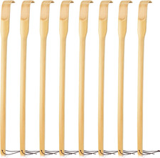 8 PCS Back Scratcher,16.5" Strong Sturdy Self-Massager Therapeutic Bamboo Wooden