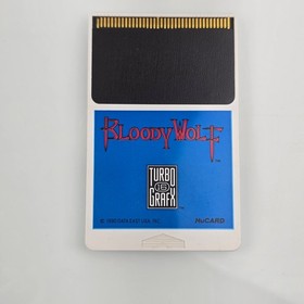 Bloody Wolf (Turbo Grafx 16 tg16) Complete in Case Turbografx