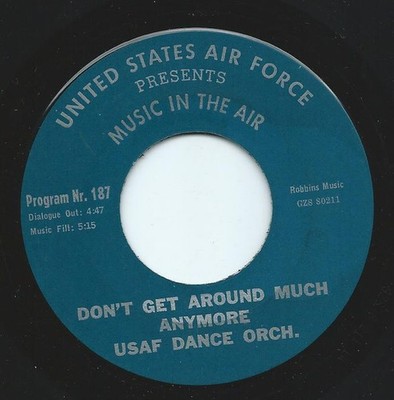 USAF Dance Orchestra - Don't Get Around Much Anymore - Used Vinyl Rec - G8100z