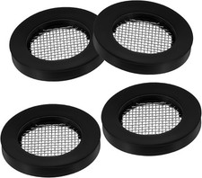 4PCS Black Head Gasket, Showerhead Filters Hose Gasket Washers Rubber