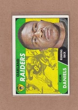 1968 TOPPS FOOTBALL CLEM DANIELS #90 RAIDERS VGEX/EX *A43488
