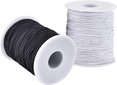LUSTEMBER Stretch Beading Cord 2 Rolls Jewelry Making String
