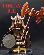 LEGO Viking Knight King Minifigure Axe Shield Kingdoms Castle D D 21348 21343