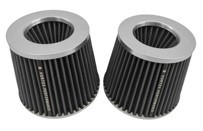Fits BMW Cold Air Dual Cone Intake For N54 335 535 135 SILVER VS VELOCITY STACK