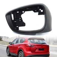 Left Driver Black Wing Mirror Frame Cover For Mazda CX-5 2015-2016 CX-3 2016-19