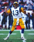 Kurt Warner Signed Autographed St. Louis Rams NFL 8x10 Photo with COA/Hologram