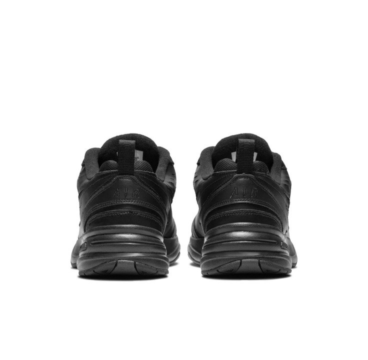 SAOLA Nike AIR MONARCH TAGLIA 10.5 4E IV Uomo Nero 001 Scarpa da Passeggio Sneaker Larga (4E)