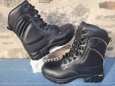 MLA Defender Typhoon Stiefel Herren Gr. UK 6 Weite Schwarz Leder Vibram Sohle Patrol