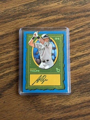 2024 Topps Brooklyn Collection Anthony Volpe Blue Auto /40