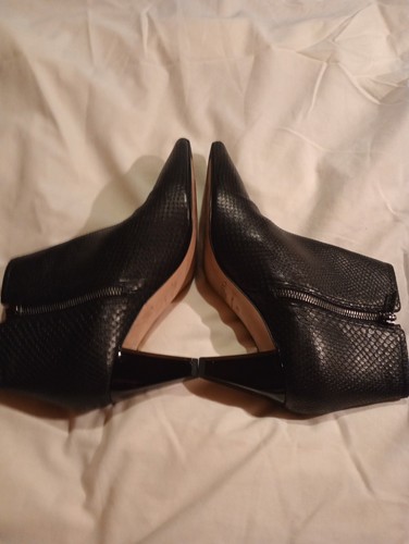 Jimmy Choo Leather Snake Boots Size 8 Black. 2.5 Inch Heels - Bild 5 von 12