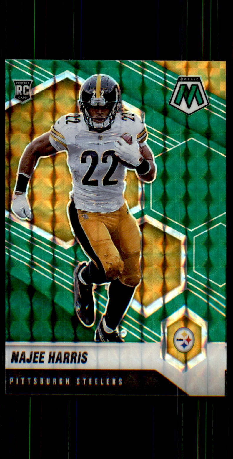 2021 Panini Mosaic #313 Najee Harris Prizm Green Rookie