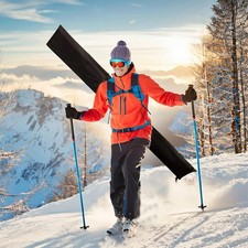 Ski Bag Large Capacity Winter Sports Equipment Durability Carrying Bag Smooth