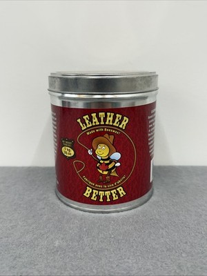 Leather Better 1kg 35oz Beeswax Conditioner - Waterproof Protect Revive