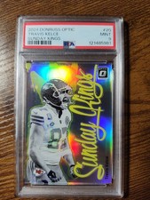 2024 Donruss Optic #20 Travis Kelce Sunday Kings PSA 9 Case Hit