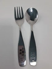 Children's Fork And Spoon Set By Annova Sliverware Flatware