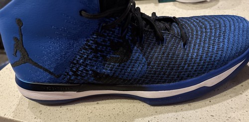 Nike Mens Air Jordan 31 845037-007 Royal Blue Basketball Shoes Sneakers Size 13 - Picture 3 of 12