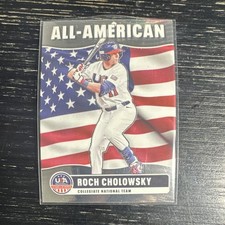 Panini Stars & Stripes All-American Insert Roch Cholowsky #7 USA Collegiate
