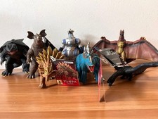 New Godzilla Gamera Figure 7 piece Set with Tags Kaiju