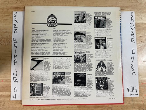 VA MCA SOUND CONSPIRACY LP WISHBONE ASH RAW VIRGIL FOX FANNY ADAMS CHELSEA - Picture 3 of 3