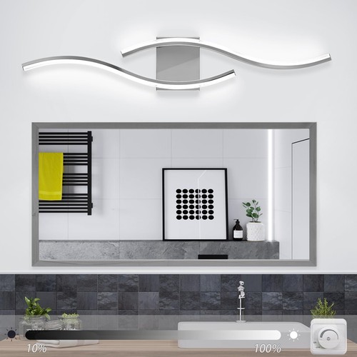 Dimmable Modern LED Vanity Light 6000K Modern Bathroom Light Fixtures 33.5