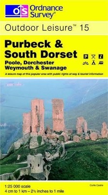 Purbeck and South Dorset (Outdoor Leisur... by Ordnance Survey Sheet map, folded