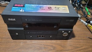 RCA VRD120HF Dual Deck Hi-Fi VHS VCR HDMI Adapter Included