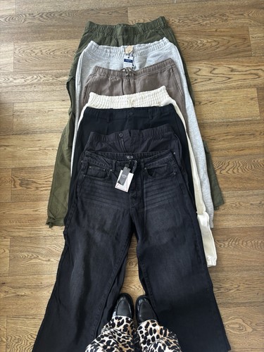Men’s Trousers X7 Bundle Sz Large W32, Jeans Joggers Gap, Next, ASOS, Boohoo Man