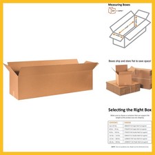 48x12x12 Long Corrugated Boxes, Long, 48L x 12W x 12H, Pack of 10 Shipping, Pa
