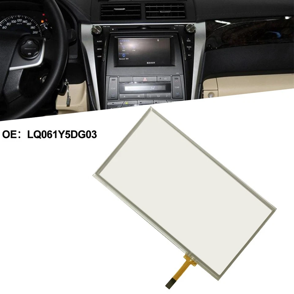 LCD Touchscreen 6 1 Inch for Toyota For Camry 2012 2017 Model OE LQ061Y5DG03 - Image 3 of 4