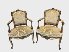 Paire de fauteuils style Louis XV