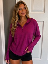 Layer 8 Women s Medium Quarter Zip Pullover H...