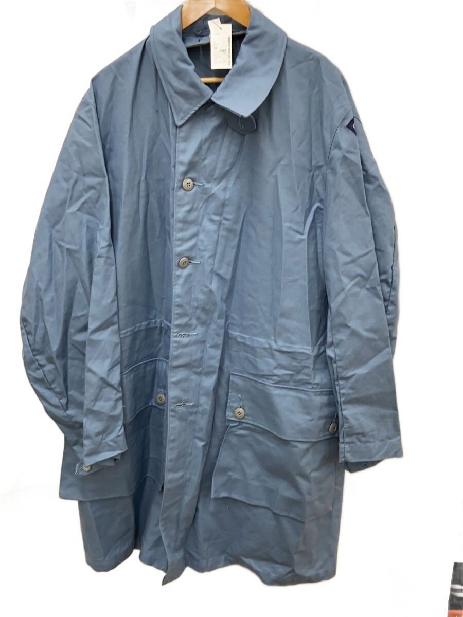 Coat/-/Cotton/Blu/Plain 3450
