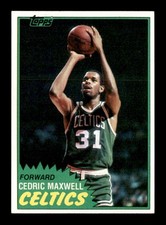 1981 Topps #5 Cedric Maxwell   NM/NM+ X3694479