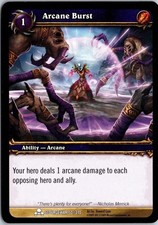 Arcane Burst ScourgeWar 50 / 270 Howard Lyon 2009 World of Warcraft CCG TCG