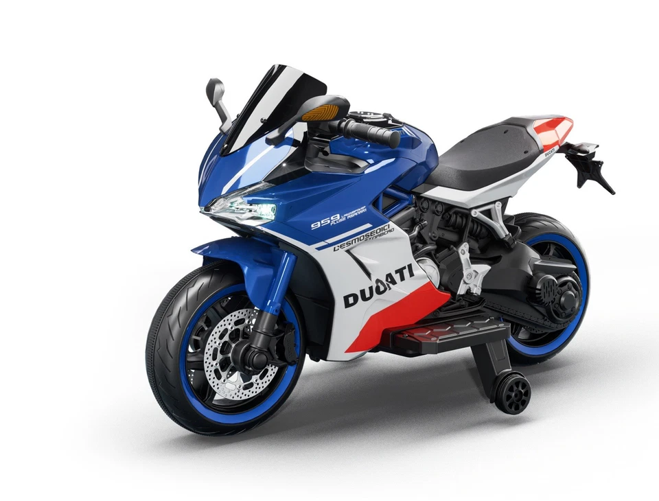 Kids 12V Ducati 1299 Panigale Electric Ride-On Motorbike with Lights & Music - Image 4 of 4