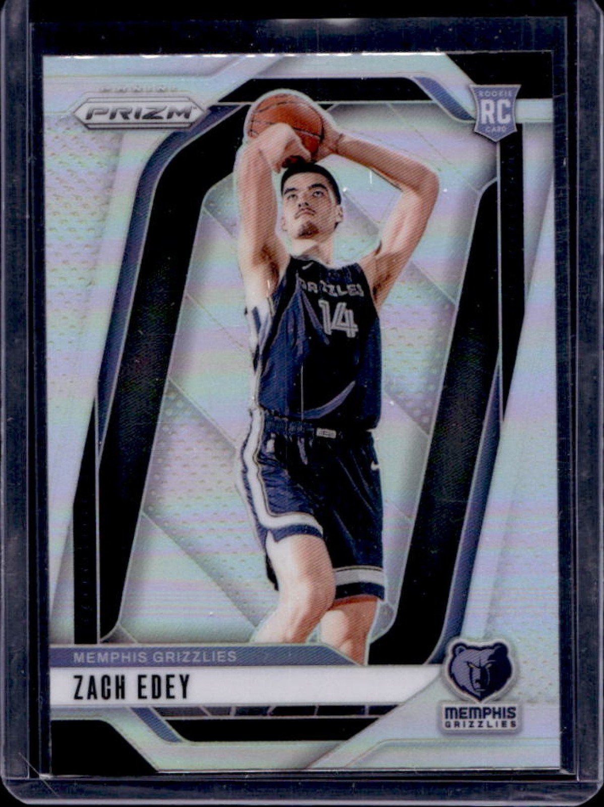 2024-25 Prizm Zach Edey RC Silver Rookie #249 Grizzlies