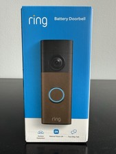 Ring Battery Doorbell Motion Detecting Camera 2nd Gen Matte Mocha BRAND NEW