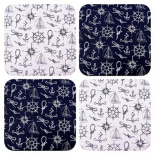 100% Baumwollstoff Meterware 25/160cm Stoff 50 x 50 cm BW  Stoffe Maritim