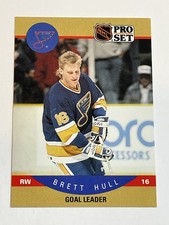 1990-91 Pro Set Hockey #395 - Brett Hull - St. Louis Blues