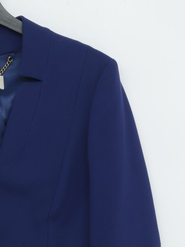 Hobbs Women's Two Piece Suit UK 12 Blue Polyester - Picture 4 of 8
